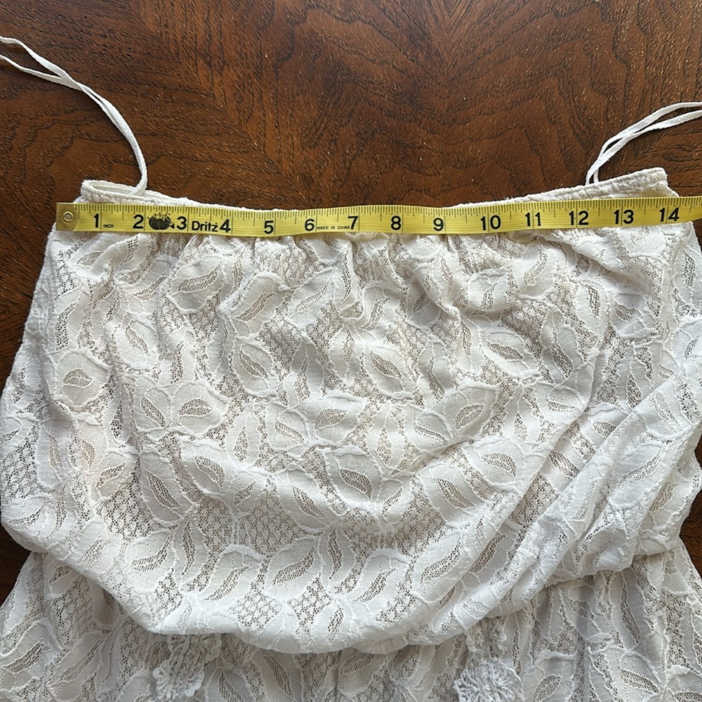Free People White Tahlia Strapless Lace Romper - Picture 11 of 14